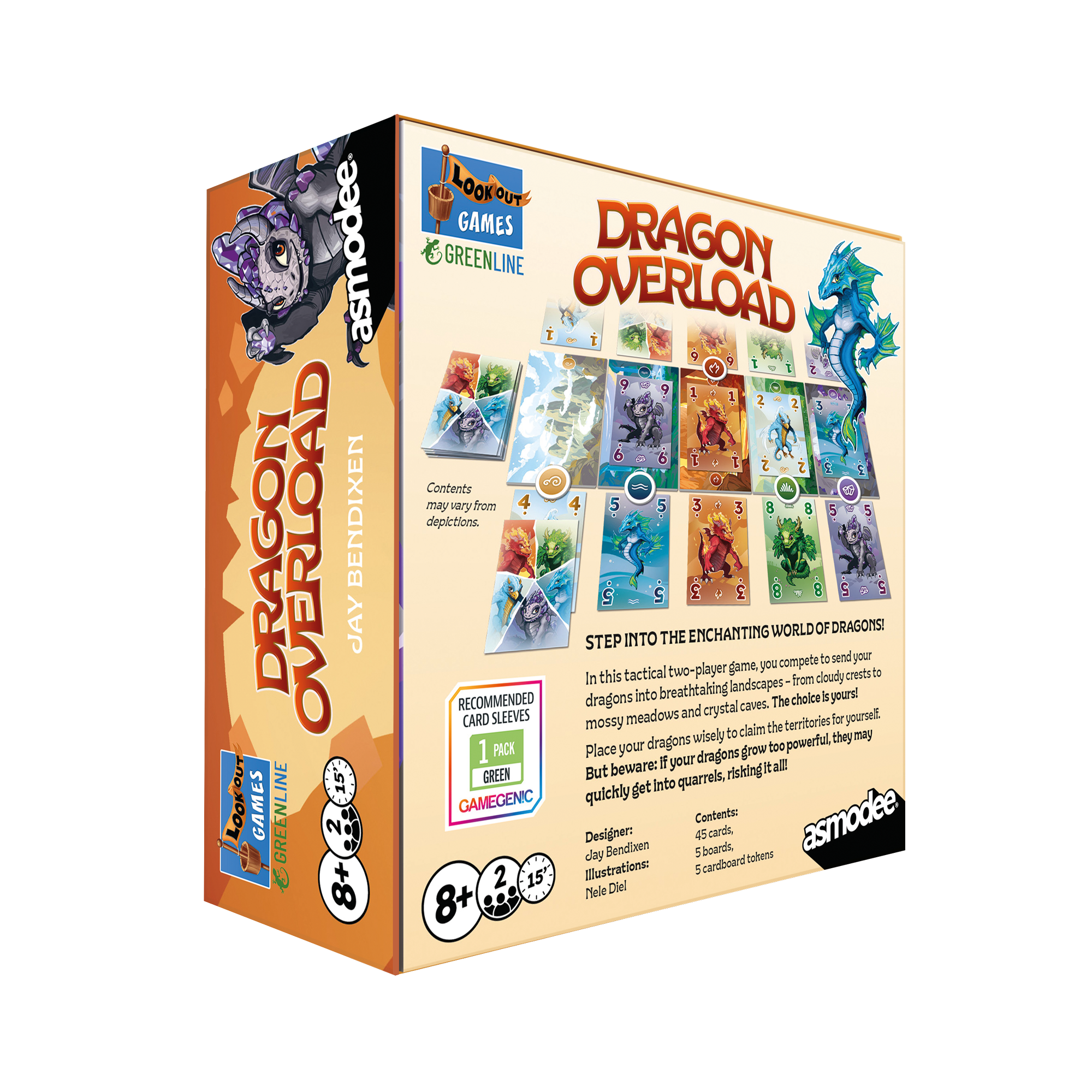 3D mockup box back